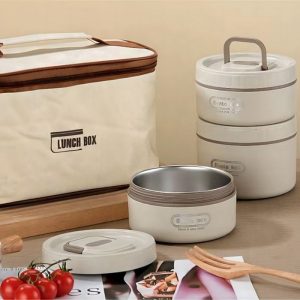 zestaw izolowanych pojemników do przechowywania Żywności lunchbox 4 szt