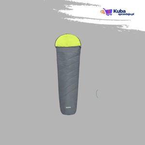 Zielony śpiwór mumiowy Bestway 68102 o wymiarach 220x75x50 cm, idealny na kemping i wyprawy turystyczne. Zapewnia doskonałą izolację cieplną i komfort podczas noclegów na świeżym powietrzu.