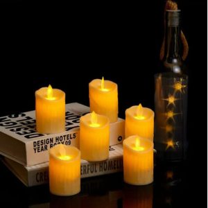 12x Świeczka led wkŁad do znicza efekt pŁomienia Świeca 11cm zestaw baterie