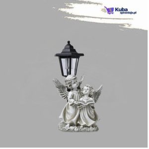 lampa solarna anioł aniołki lampion znicz dekoracja na cmentasz do ogrodu