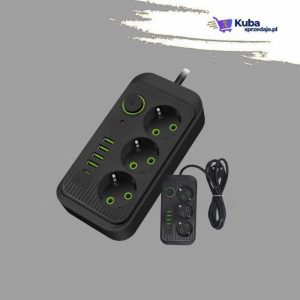 listwa zasilająca z usb – twój uniwersalny partner energii (2m, 3 gniazda, 5x usb)