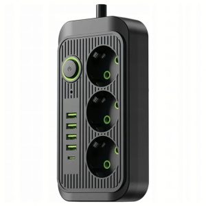 listwa zasilająca z usb – twój uniwersalny partner energii (2m, 3 gniazda, 5x usb)