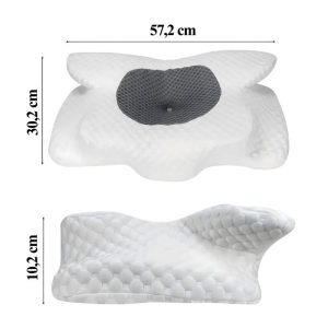 poduszka ortopedyczna do spania na plecach brzuchu 3d profilowana motylek
